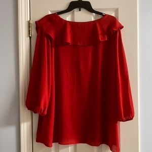 Pretty red Est 1946 Blouse